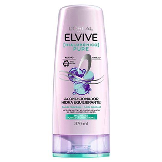 Acondicionador Elvive Hialuronico Pure 370 Ml