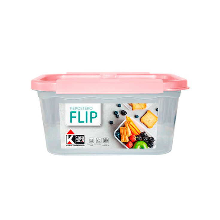 Repostero Flip Rosado Casa Pica 1Lt