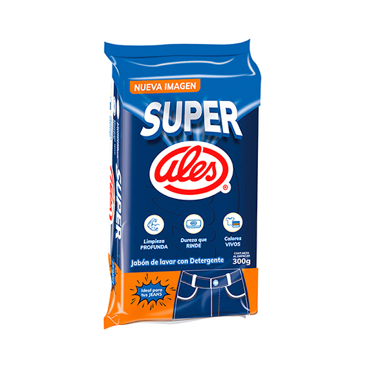 Jabón Ales De Lavar C/Detergente 300Gr.
