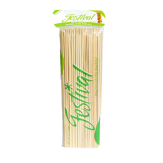 Palo Para Coctel Festival Brocheta 25 Cm X 3Mm.