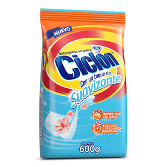 Detergnete Ciclón con Suavizante 600gr