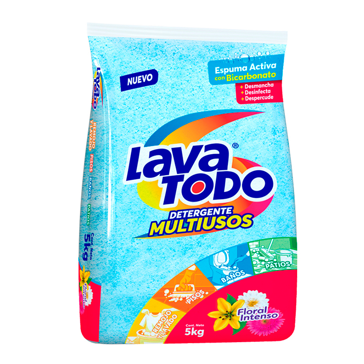 Detergente Lavatodo Multiusos Floral 5kg