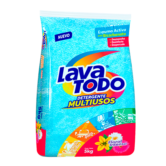 Detergente Lavatodo Multiusos Floral 5kg