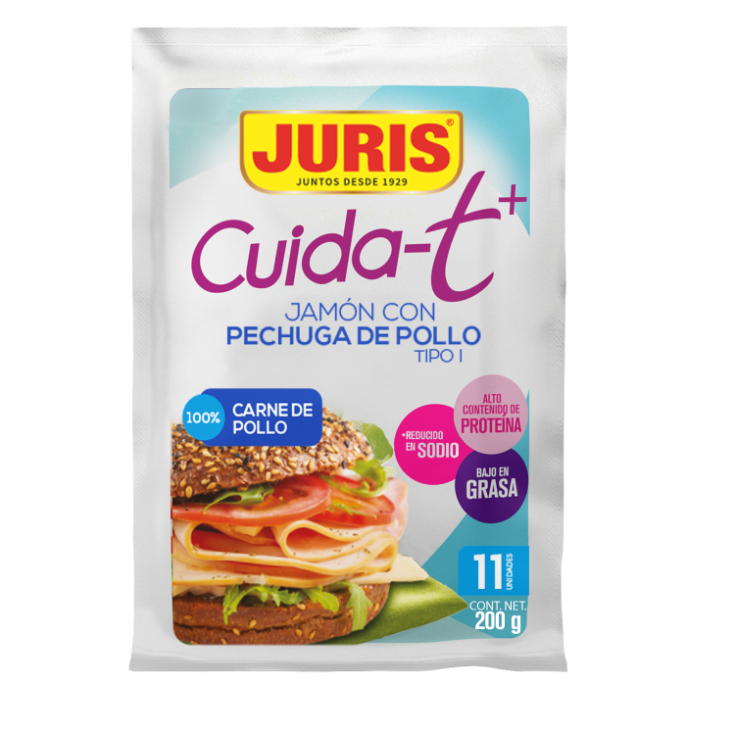 Jamón de Pollo Juris Cuidat+ 200g