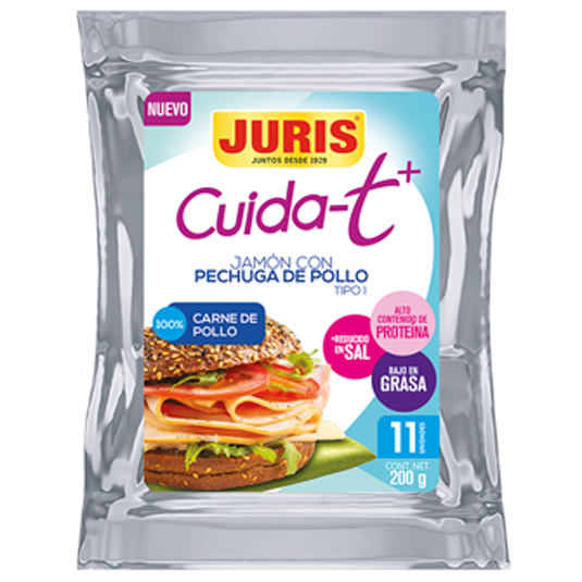 Jamón de Pollo Juris Cuidat+ 200g
