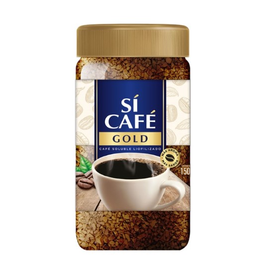 Si Café Gold Liofilizado Frasco 150 Gr.
