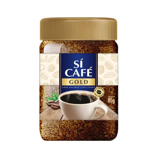 Si Café Gold Liofilizado Frasco 85 Gr.