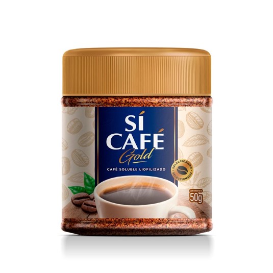 Si Café Gold Liofilizado Frasco 50 Gr.
