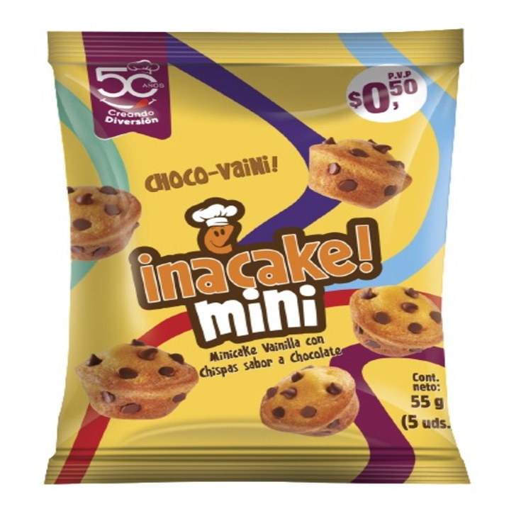 Mini Inacake Inalecsa Vainilla 55Gr