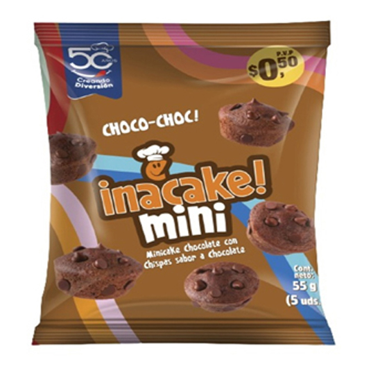 Mini Inacake Inalecsa Chocolate 55Gr