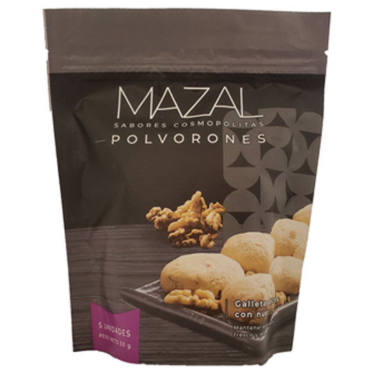 Polvorones Dulces De Nuez Mazal 50Gr