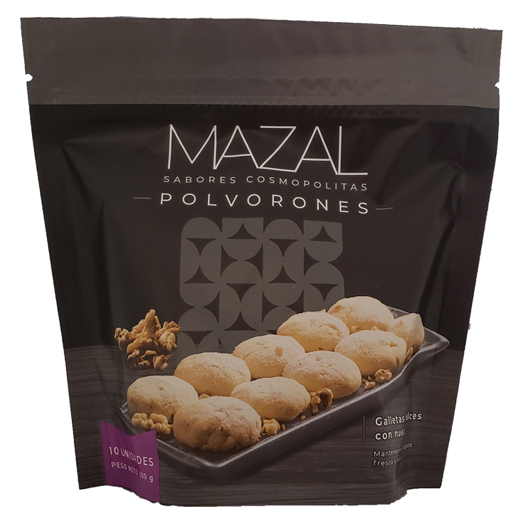 Polvorones Dulces De Nuez Mazal 100Gr