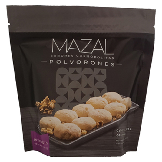 Polvorones Dulces De Nuez Mazal 100Gr