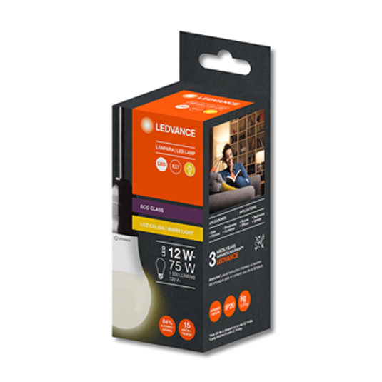 Foco Osram Led A75 12W Luz Calida Un.