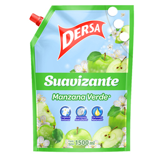 Suavizante Dersa Manzanaverde 1500 Ml