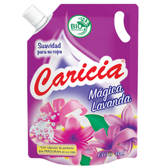 Suavizante Caricia Ropa Lavanda Doypack 1300 Ml.