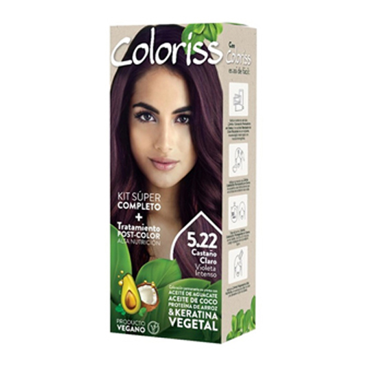 Tinte Coloriss 5.22 Castaño Claro Violeta