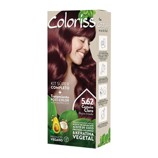 Tinte Coloriss 5.62 Castaño Claro Rojizo Irisado