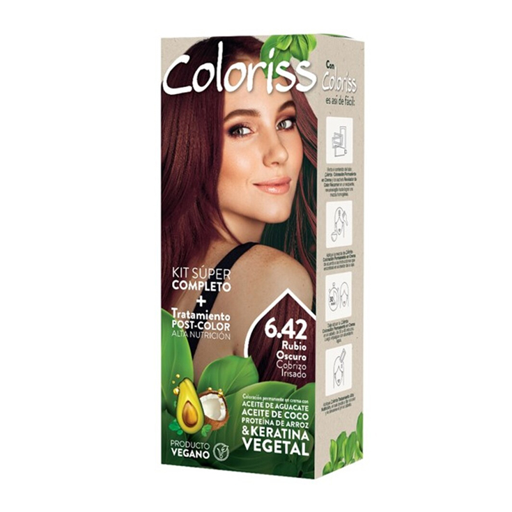 Tinte Coloriss 6.42 Rubio Oscuro Cobrizo Irisado