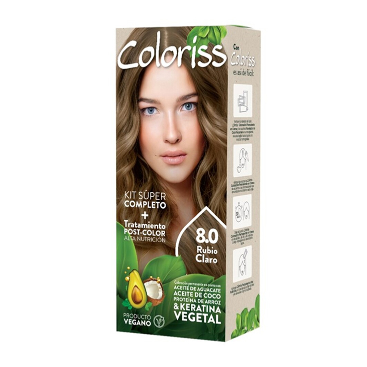 Tinte Coloriss 8.0 Rubio Claro