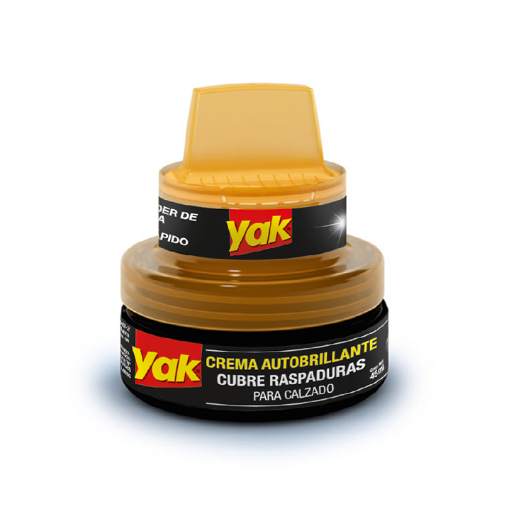 Crema Yak Calzado Autobrillante Negra 45Ml.