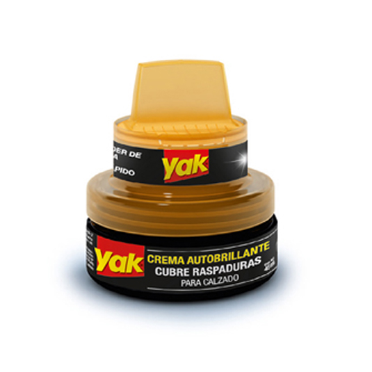Crema Yak Calzado Autobrillante Negra 45Ml.