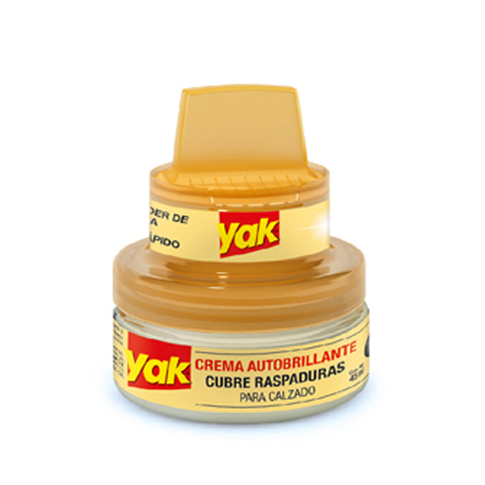 Crema Yak Calzado Autobrillante Incolora 45Ml.