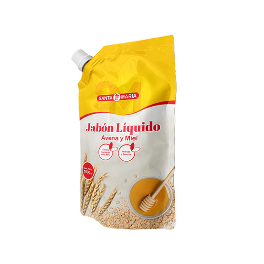 Jabon Liquido Doypack Avena Y Miel Santa Maria 1000Ml