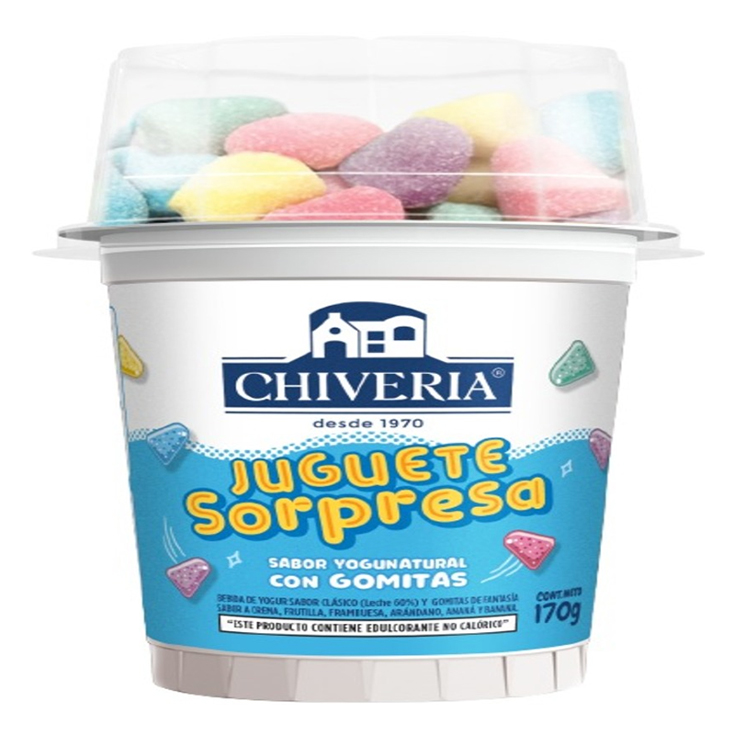 Yogur Chivigur Chiveria Clásico Gomitas 170Gr