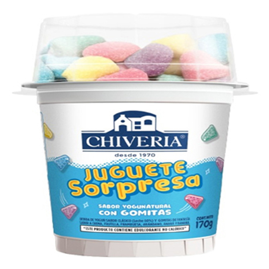 Yogur Chivigur Chiveria Clásico Gomitas 170Gr
