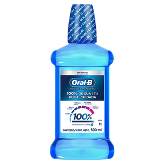 Enjuague 100% Rinse Oral-B 500ml