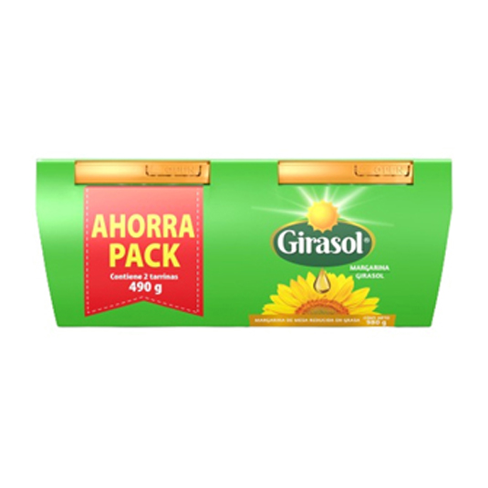 Girasol Margarina Bipack 490Gr C/U