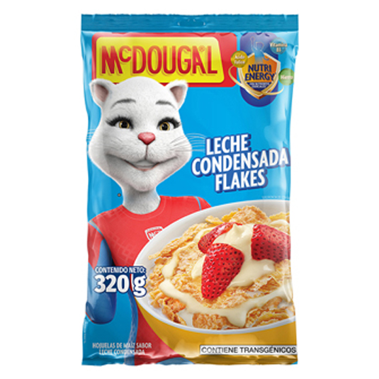 Cereal Mc Dougal Funda Flakes Leche Condensada 320 Gr