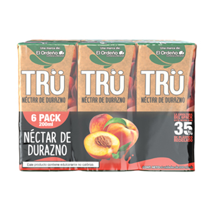 Nectar Durazno Tru Sixpack 200 Ml
