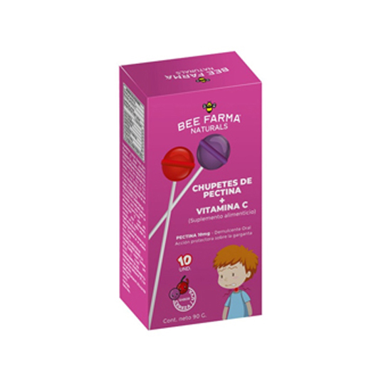 Vitamina Chupete Bee Farma Uva Y Cereza 10U