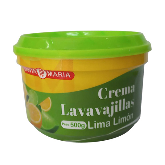 Santa Maria Crema Lavavajilla Lima - Limon 500Gr