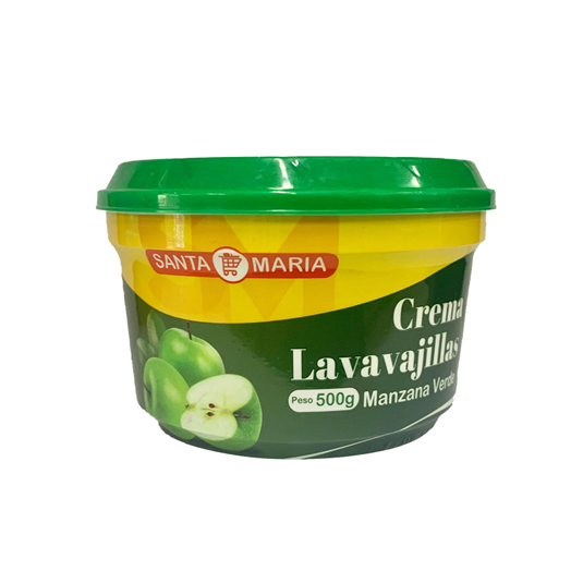 Santa Maria Crema Lavavajilla Manzana 500Gr