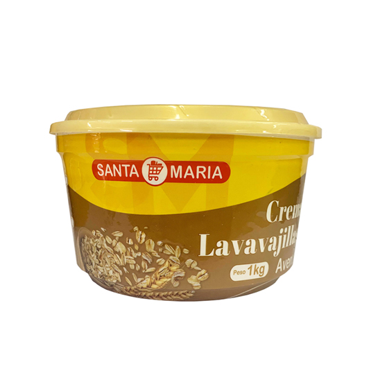 Santa Maria Crema Lavavajilla Avena 1Kg