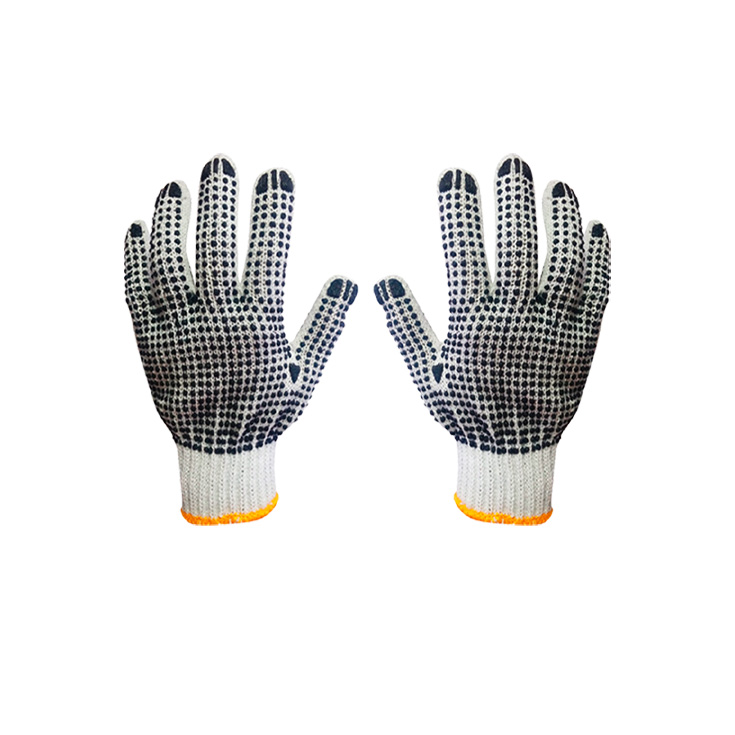 Guantes Master Tejido Puntos De Pvc Talla M Un.