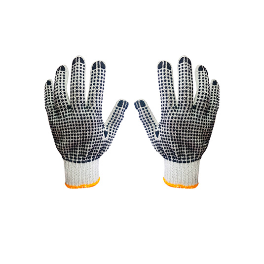 Guantes Master Tejido Puntos De Pvc Talla M Un.