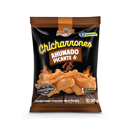 Chicharrones Inalecsa Ahumado Pic 30 Gr