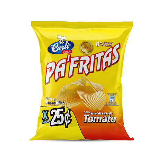 Papa Frita Inalecsa Sachet Tomate 21G