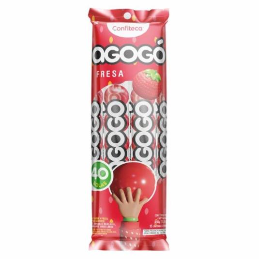 Chicles Agogo Sabor A Fresa X 4