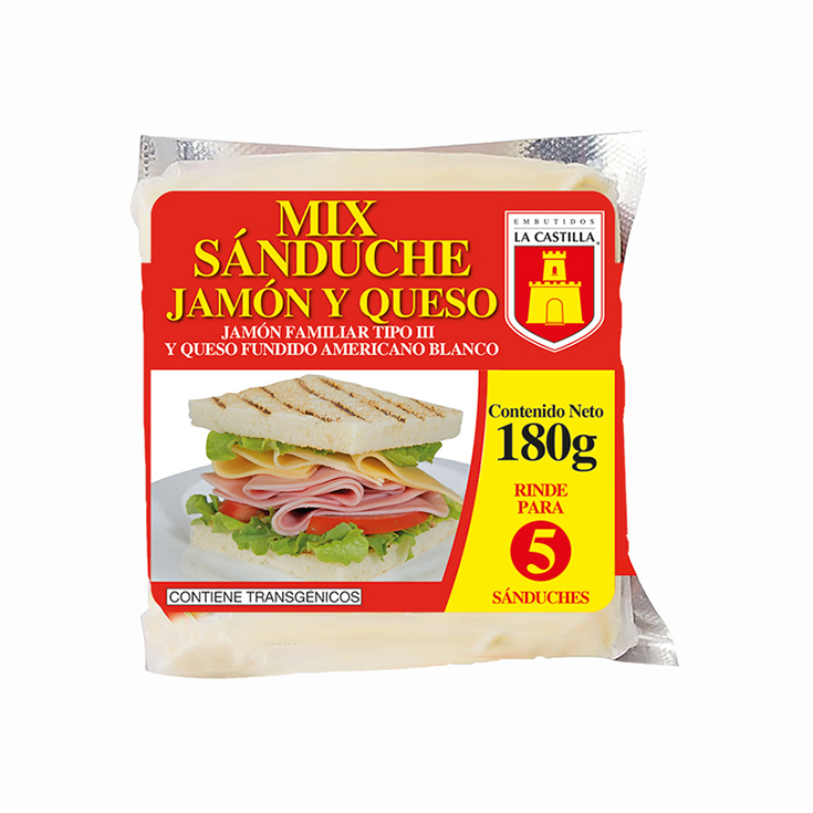 Mix Jamon Familiar Y Queso Americano La Castilla 155G