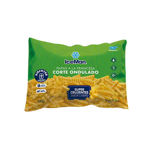 Papa Corte Ondulado Iceman 900 Gr
