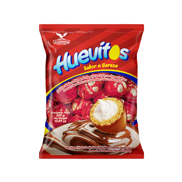 Chocolate Huevitos Cereza Funda 300G Chocolate Huevitos Cereza Funda 300G