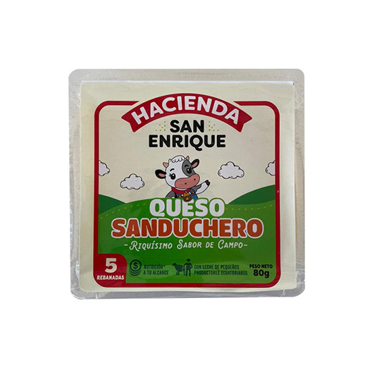 Queso Sanduchero San Enrique 80 Gr