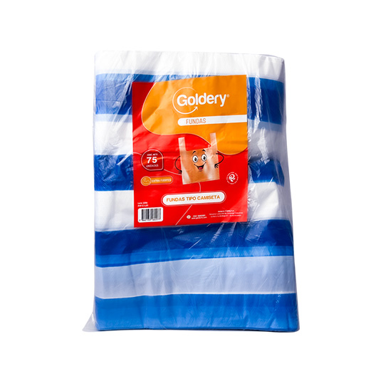 Fundas Goldery Camiseta Extra Fuertes Paq X 75 Un.