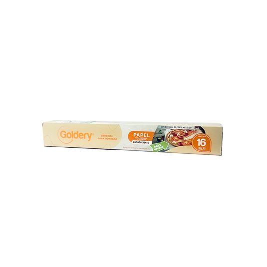 Papel Goldery Para Horno Adherente 5 Metros.