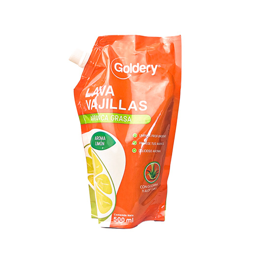 Lava Vajilla Goldery Dockpack Limon 500 Ml.